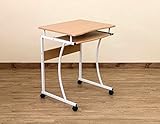 desk 学習机 スライド棚付き コンパクトPCデスク カラー：ナチュラル