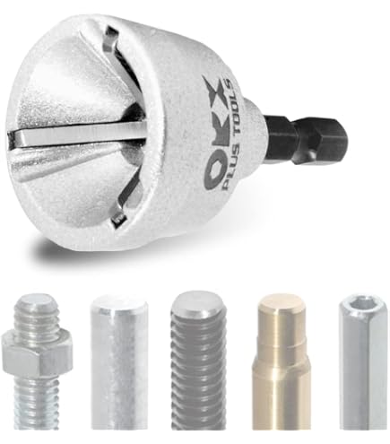 Titan 51950 EXO Burr External Deburring & Chamfering Tool For 5/16" To 7/8" (8-22mm) Threads