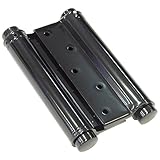 クマモト 鉄(黒塗)自由丁番 両開 127mm K-25W-127