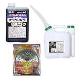 2サイクルエンジンオイル 50：1専用 FDグレード 1L(GZAM51)+チップソー 外径255mm 刃数40P(GZTL41)+混合計量タンク5L(GZTA02) GSE660