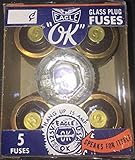 Eagle OK Edisonベースガラスプラグヒューズ15 A 690 – 15 5パック