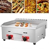 WXQ新型グリドル 卓上用 鉄板焼き鉄板焼き プレス 鉄板焼き パンケーキ 冷麺 焼き飯屋台 グリル 卓上鉄板焼 グリドル鉄板焼き いか焼き パンケーキ 冷麺 焼飯 厚くする 手掴み機 屋台を設置 ポータブル フラットトップ グリドル キャンプ グリルステーション キッチン 業務用 (550*450*330MM)