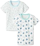 タキヒヨー株式会社 半袖肌着 2枚組 男の子 サックス 90cm 341360501