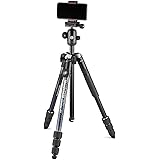 マンフロット(Manfrotto) スマートフォン用三脚 Element MII アルミニウム 4段 三脚MBTキット ブラック リモコン付属 キャリーバッグ付属 スマートフォンアダプター付属 最大耐荷重8kg iPhone/iPhone Pro 自