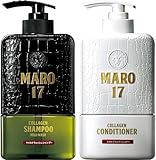 【SP】MARO17 コラーゲン シャンプー マイルドウォッシュ & コラーゲン スカルプ コンディショナー セット 350ml×2 メンズ