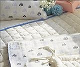 ARIBEBE Natural Baby gauze blanket [並行輸入品] (Grass Blue)