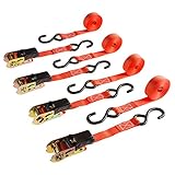 Stalwart 75-car1017 4パックRatchet Tie Down Straps – 10 '。 – 500 lbロード 15 Ft. 75-CAR1016 1