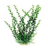 人造水草　人造植物　セラミックベース　プラスチック　水族館 水槽　魚槽 装飾品　グリーン　フレキシブルプラント