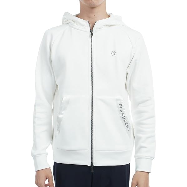 Amazon | [セントアンドリュース] メンズ 長袖 フルジップパーカー (裏