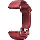 スマートウォッチ 交換用ベルト単品 TPU リストバンド ウォッチベルト1パック (レッド)