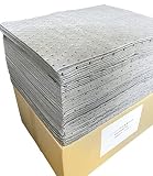 VECOLARD ユニバーサル吸収シート、油及び吸液パッド プレミアム重量多目的（化学/油/水）吸収パッド 環境万能吸収パッド 400MM x 500MM