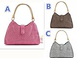 カゴバック レディース バッグ 職人手作り 春 夏 海バッグ かばん 収納バスケット ナチュラル カゴバック 女手提げ バッグB106 (C)