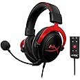 HyperX Cloud II ゲーミングヘッドセット 7.1バーチャルサラウンドサウンド対応 USBオーディオコントロールボックス付属 レッド PS4/PC/Xbox/Switch/スマホ KHX-HSCP-RD オリジナルデータ特典付き ( 4P