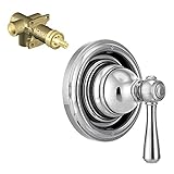 Moen K-T4311-72CH Kingsley 3-Function Transfer Valve Trim with 1/2-Inch CC Rough-in, Chrome [並行輸入品]