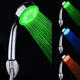 TOOGOOクロームLEDハンドヘルドシャワーヘッド