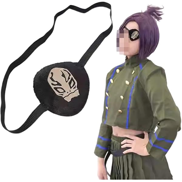 【新品未開封】クローム髑髏 眼帯 ベルト コスプレ COSPA リボーン 新品未開封】クローム髑髏 眼帯 ベルト コスプレ COSPA リボーン