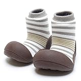 AN04-2Tone [ ナチュラルハーブ ] Attipas [ アティパス ] ベビーシューズ L(12.5cm)：4.ツートン