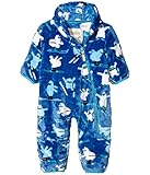 [ハットレイ] Hatley Kids ボーイズ Ski Monsters Fuzzy Fleece Bundler (Infant) ワンピース Blue 18-24 Months [並行輸入品]