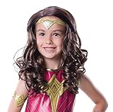 Rubie's Costume Girls Justice League Wonder Wig Costume%ｶﾝﾏ% One Size [並行輸入品]