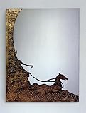 ミラー 鏡 洗面鏡 壁掛け フレーム付き [幅70×高90cm] DD01-700
