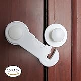 Enjoygojp ベビーガード ドアロック ストッパー　はがせる 回転式 子供安全ロック　いたずら防止 指挟み防止 地震対策 10個セット