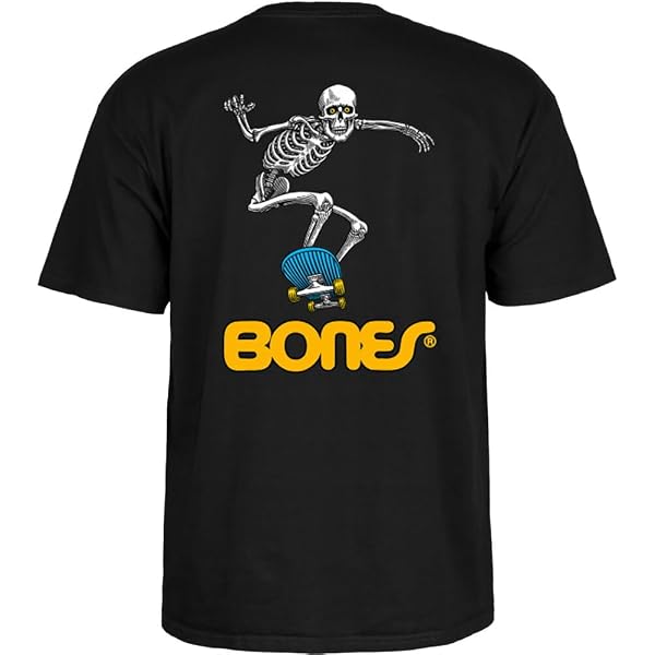 Amazon.co.jp: (パウエル) POWELL リッパー 覗きBONES Tシャツ 黒 XL