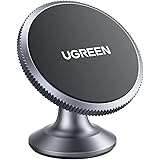 UGREEN 車載ホルダー マグネット 超強磁力 360°調整可能 スマホホルダー 車 片手操作 スマホスタンド iPhone 13/12/SE/11/XR/X/XS/Sony/Galaxy Note 20/S10/9/8 など4~7インチ全機種対応
