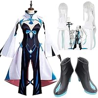 Amazon.co.jp: 【FGO】モルガンの霊衣“冬の女王” コスプレ衣装
