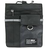 SK11(エスケー11) シザーケース L 幅170×高さ200×奥行40mm グレー F-742 メッシュポケット＆ペン差付 GRAY