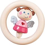 Habaガーディアンエンジェルナタリー・木製Clutching Toy & Teether (ドイツ製)