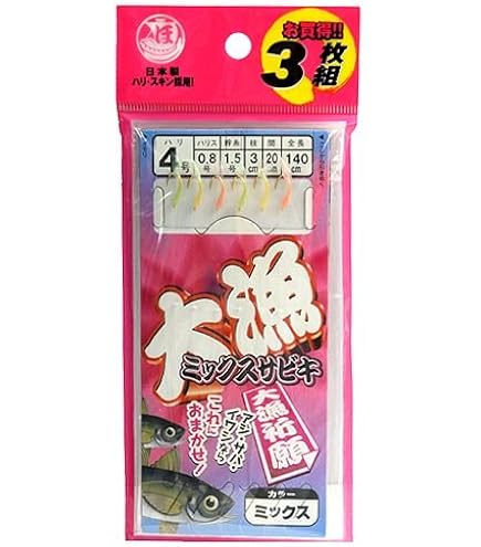 Amazon | タカミヤ 大漁ミックスサビキ 3枚組 針1号-ハリス0.6号