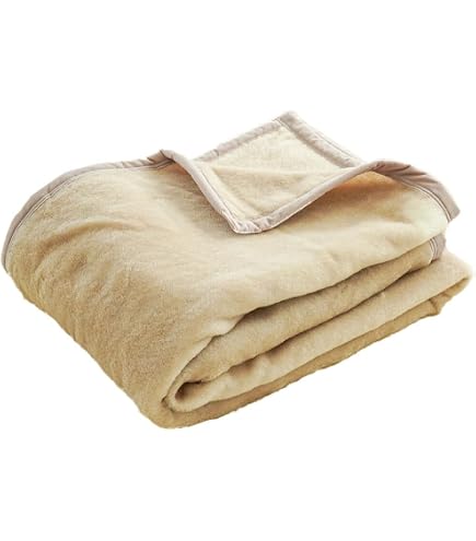 Amazon｜ロスコ ウール ブランケット Wool Blanket 毛布 各種 【日本