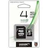MAG-LAB HIDISC microSDHCカード 4GB CLASS10 UHS-1対応 SD変換アダプタ/ケース付き HDMCSDH4GCL10UIJP3