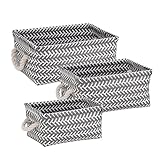 Zig Zag Basket 3-Piece Set