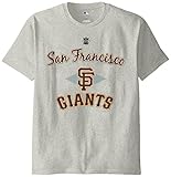 MLBサンフランシスコジャイアンツメンズ58t Tシャツ、スチールヘザー、ミディアム