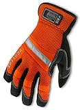 Ergodyne ProFlex 875 Hi-Vis Gauntlet Glove, Black, Small by Ergodyne