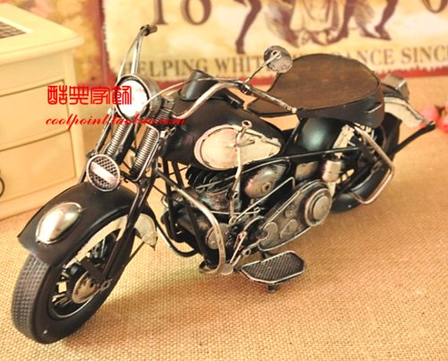 フィギュア ハーレー ダビッドソン 1937年型 WL45 1/6スケール(黒色シート)