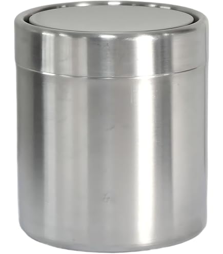 Amazon｜ダルトン(Dulton) ゴミ箱 シルバー L 9.5L アルミニウム