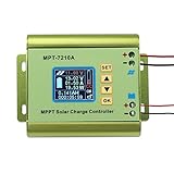 DROK MPPTソーラーパネル　バッテリー充電コントローラー　カラーLCDデジタル表示昇圧型電圧変換レギュレーターDC 12-60VステップアップDC 15-90V、24V / 36V / 48V 