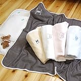 松並木 肌に優しい 無添加【Nuddy Cotton】(R) カラー ブルー 無地 5重 ガーゼケット * 赤ちゃん キッズ ジュニア ベビー サイズ 85×115ｃｍ　綿100％ 吸汗速乾 丸洗いO