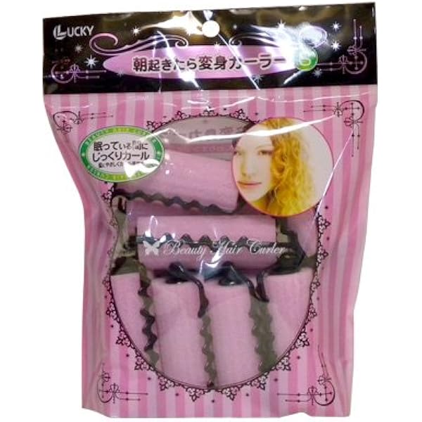 Amazon ラッキーウィンク 変身カーラー S 12p 017 581 12個 X 1 ラッキーウィンク 手巻きカーラー 通販