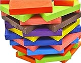 ドミノ 倒し 積み木 天然 木製 ブロック ピタゴラスイッチ 知育 玩具 おもちゃ カラフル 12色 240個