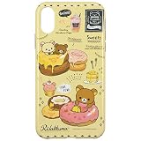 グルマンディーズ(Gourmandise) リラックマ iPhoneXR(6.1インチ)対応ソフトケース デリ grc-204b