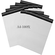 Amazon | A4-100枚 郵送袋、宅配ビニール袋、宅配袋、A4(幅250mm×深さ