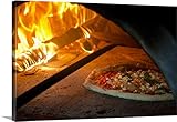 Colin Duttonプレミアムシックラップキャンバス壁アート印刷題名イタリア、Campania、ナポリ、Pizzeria La Figlia del presidente、via del Gran