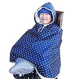 自転車専用防寒ポンチョ 暖かい ポンチョ 防寒 子供 自転車専用 防寒ポンチョ 撥水 ボア キッズ 幼稚園 保育園 送迎 1歳～6歳 秋冬 冬 雨風 あったか 防寒 ブランケット ベビー ブランド 人