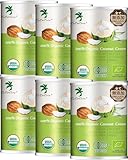 [ココキュア] 100％オーガニックココナッツクリーム 完全無添加 有機JAS認定 非猿 特別製法 100％オーガニック表示 400ml ×6缶