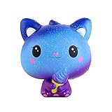 anboor 3.9 " Squishies Cat GalaxyアイスクリームKawaiiソフトSlow Rising香りつき動物Squishies Stress Relief子供おもちゃギフトコレ
