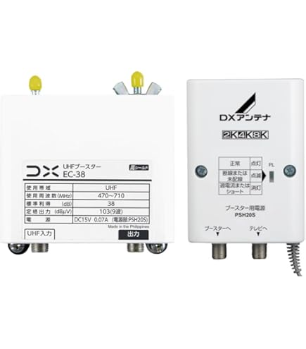 Amazon.co.jp: 日本アンテナ 利得切換式屋外用電源着脱型