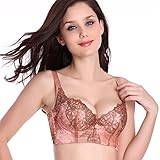 Ya Lida Body Sculpting調整可能ブラ深いVギャザー下着